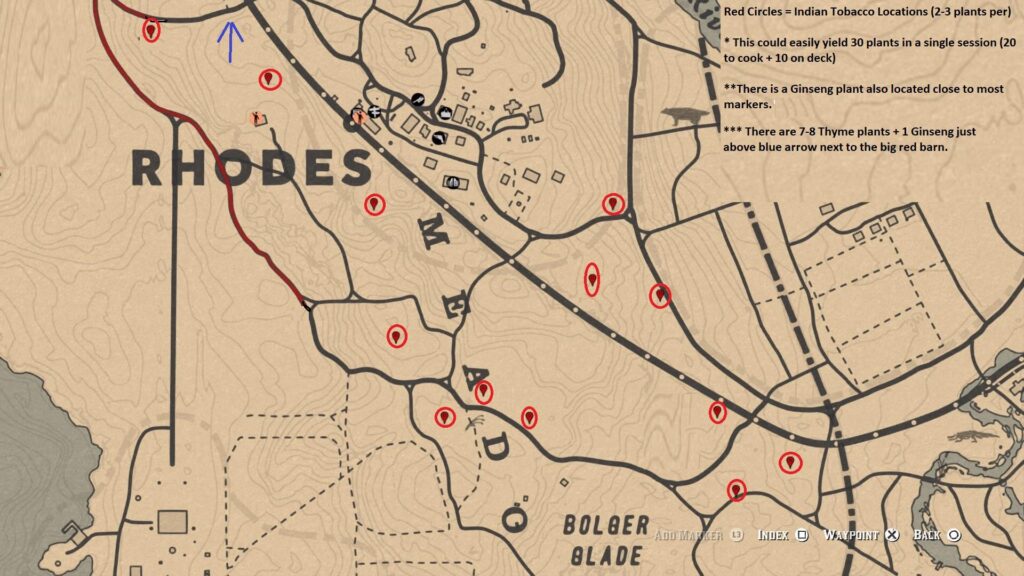 RDR2-Indian-Tobacco-Locations