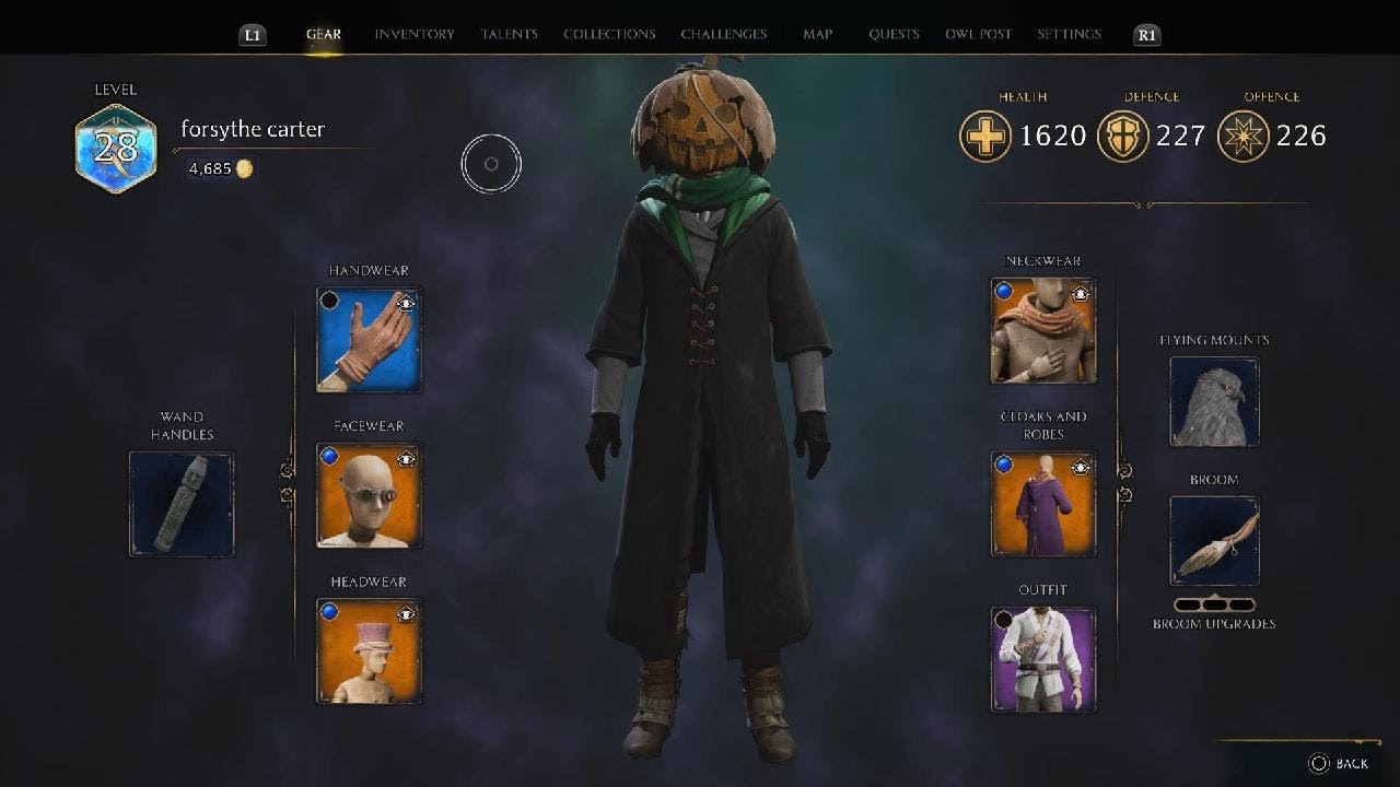 Pumpkin Decoration Hogwarts Legacy