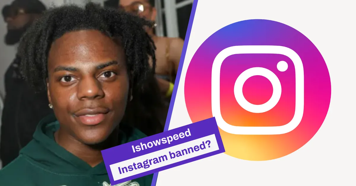 Ishowspeed instagram banned