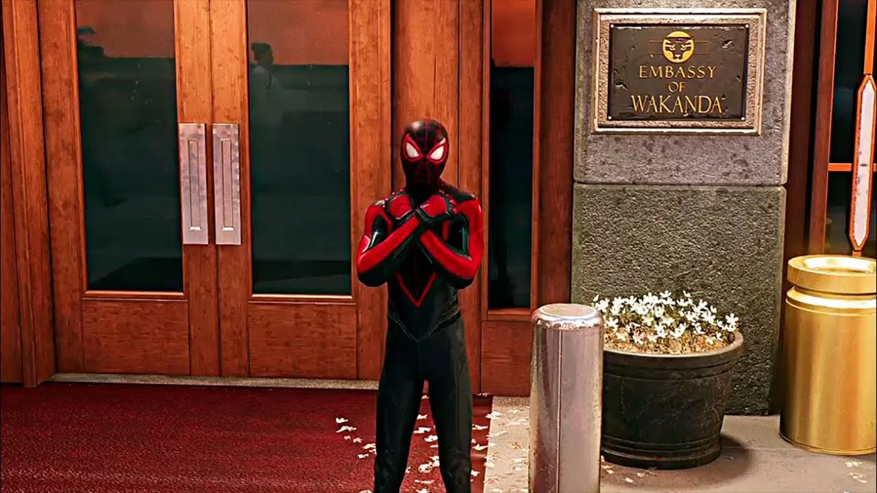 Wakanda Embassy in Spider-Man 2