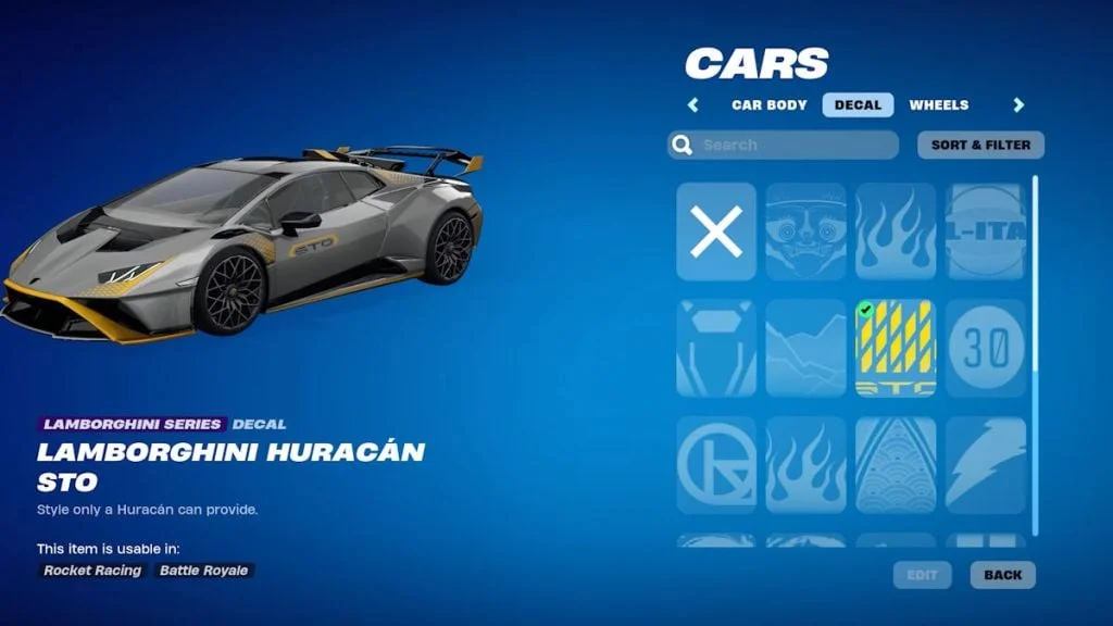 Lamborghini In Fortnite