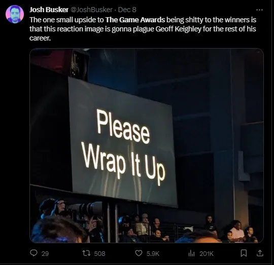 The Game Awards 2023 Rushed Moments and Missed Announcements