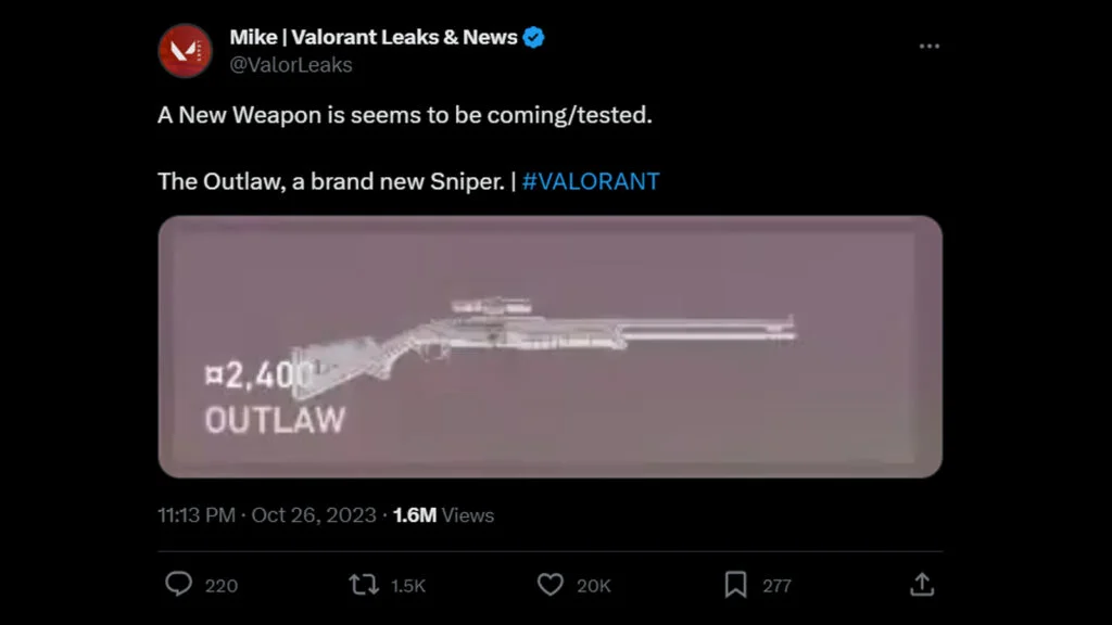 New Valorant Weapon